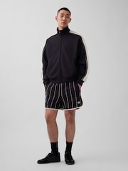 Gap x OuiGap Black Stripe Vintage Soft French Terry Sweat Shorts - Image 1 of 3