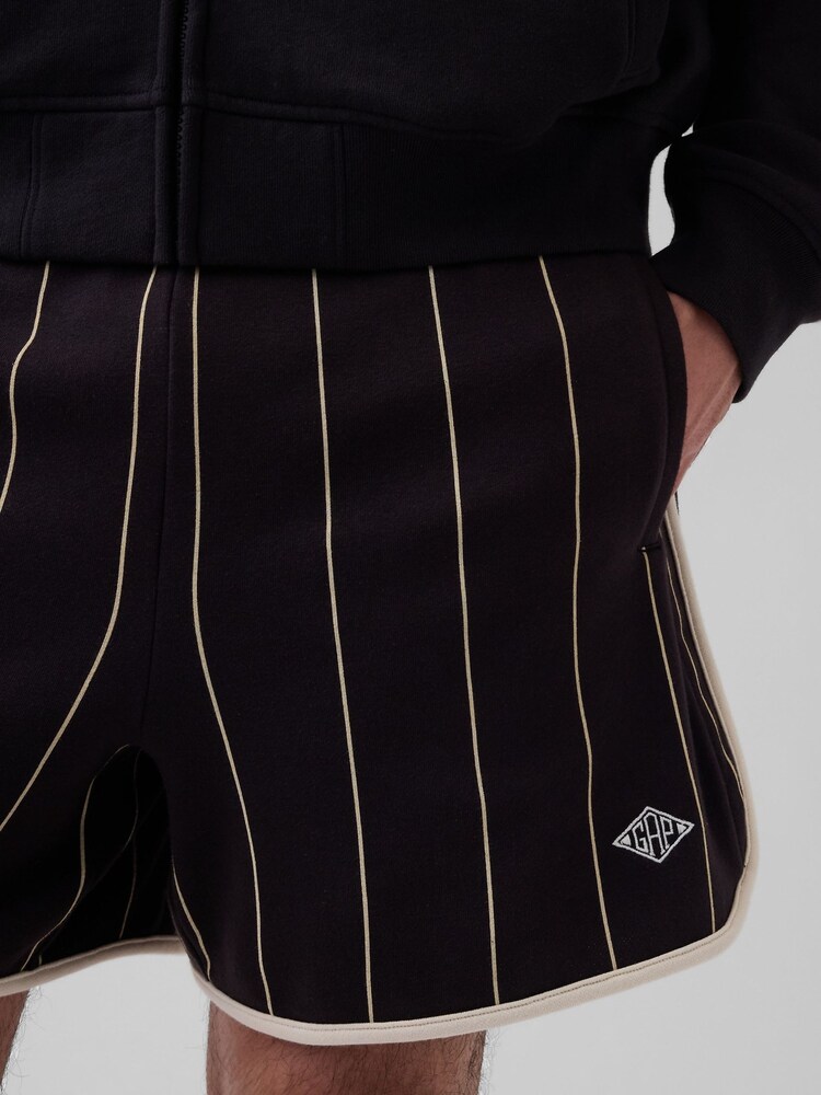 Gap x OuiGap Black Stripe Vintage Soft French Terry Sweat Shorts - Image 3 of 3
