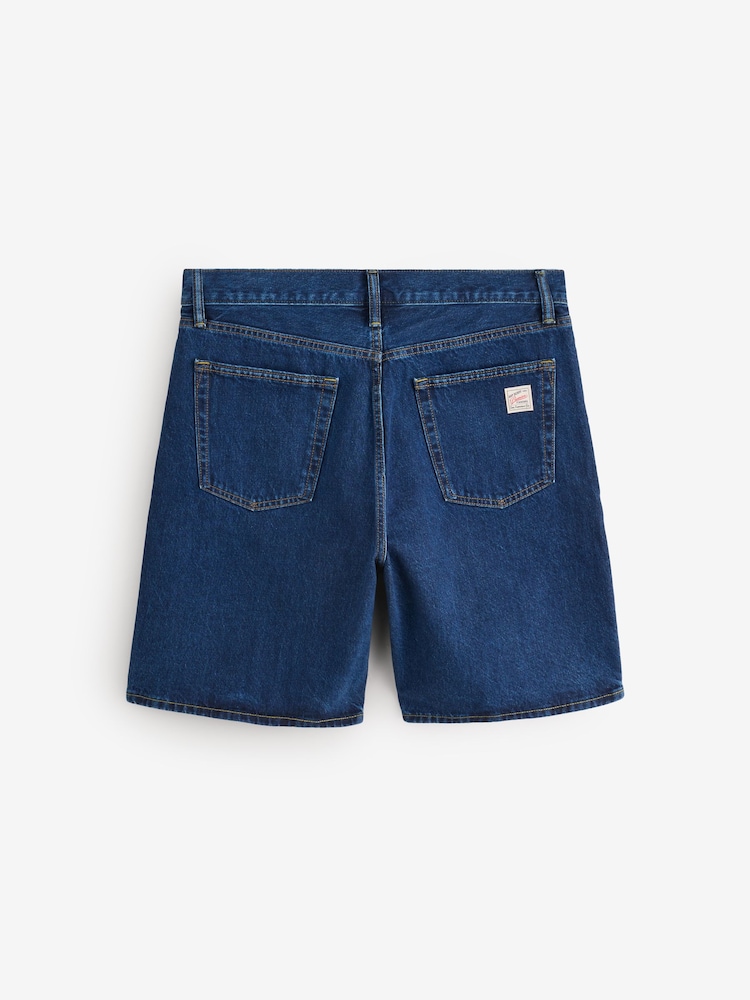 Gap Dark Wash Loose Denim Shorts - Image 2 of 5 Gap Dark Wash Loose Denim Shorts - Image 2 of 5