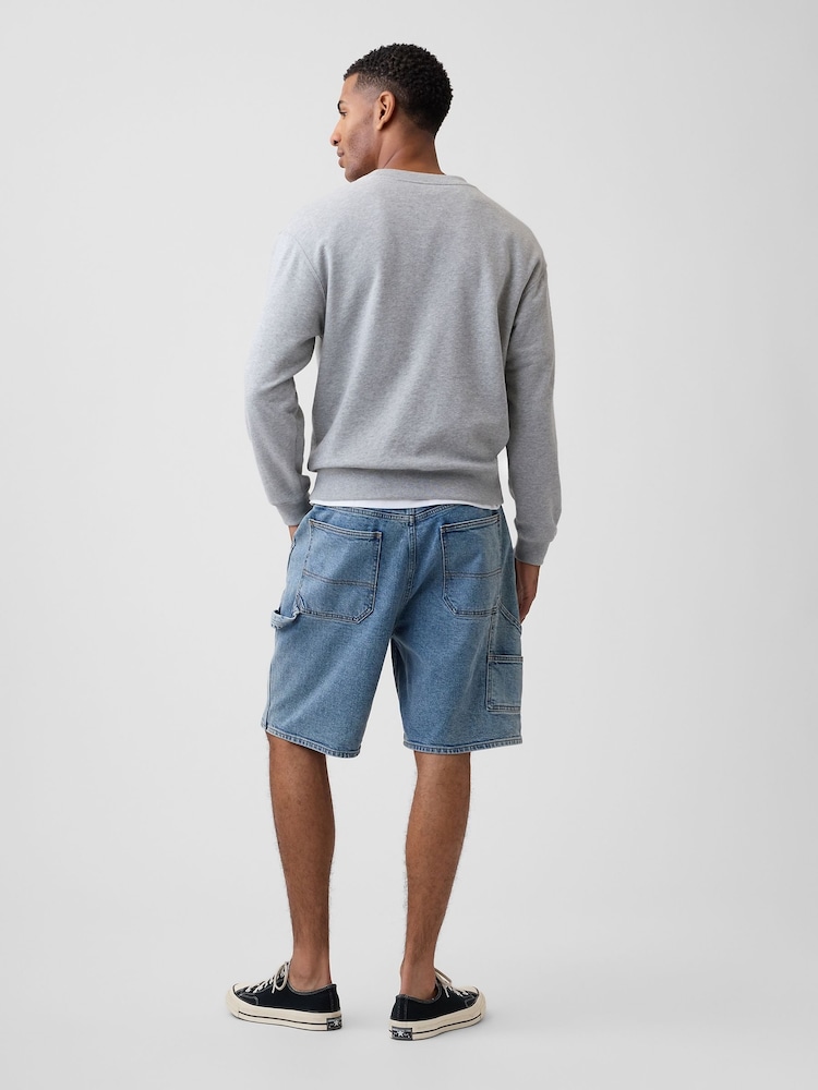 Lavado medio - Gap 9 inch Denim Carpenter Shorts - Imagen 2 de 6