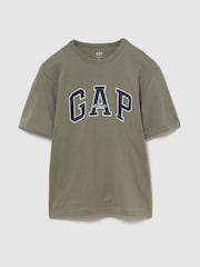 Gap Green Arch Logo Short Sleeve T-Shirt - Image 1 of 2