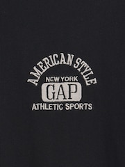črna - Gap Heavyweight Logo Relaxed Boxy T-Shirt - Slika 4 iz 4