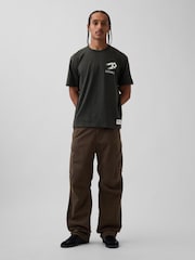 Gap Black Spain FIFA WORLD CUP™ Relaxed Graphic Short Sleeve T-Shirt - Image 3 of 5