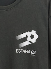 Gap Black Spain FIFA WORLD CUP™ Relaxed Graphic Short Sleeve T-Shirt - Image 5 of 5