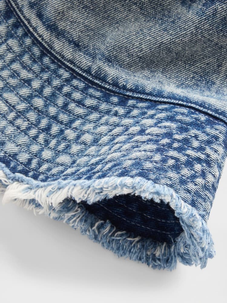 Gap Blue Denim Bucket Hat - Image 4 of 4