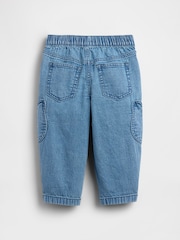 Gap Brannan Bear Pocket Pull-On Barrel Jeans (6mths-5yrs) - Imagen 3 de 4