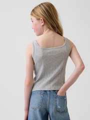 Gris - Gap Pointelle Vest (4-13yrs) - Imagen 2 de 4