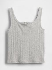 Gris - Gap Pointelle Vest (4-13yrs) - Imagen 3 de 4