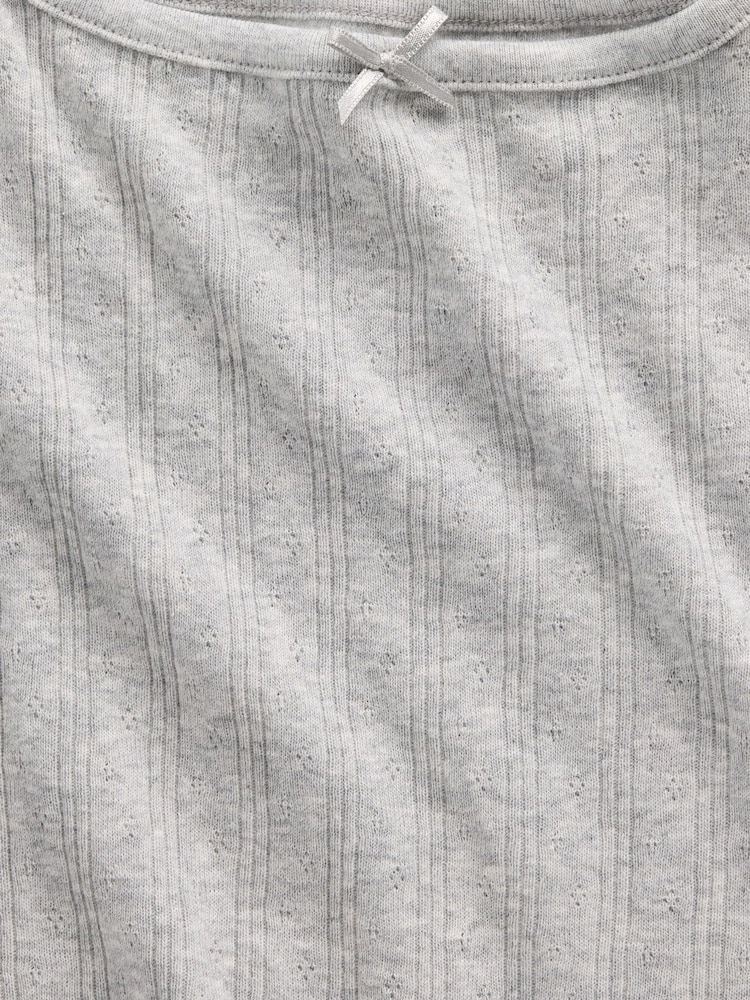 Gris - Gap Pointelle Vest (4-13yrs) - Imagen 4 de 4