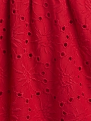 Gap Red Smocked Eyelet Dress (6mths-5yrs) - Image 3 of 3