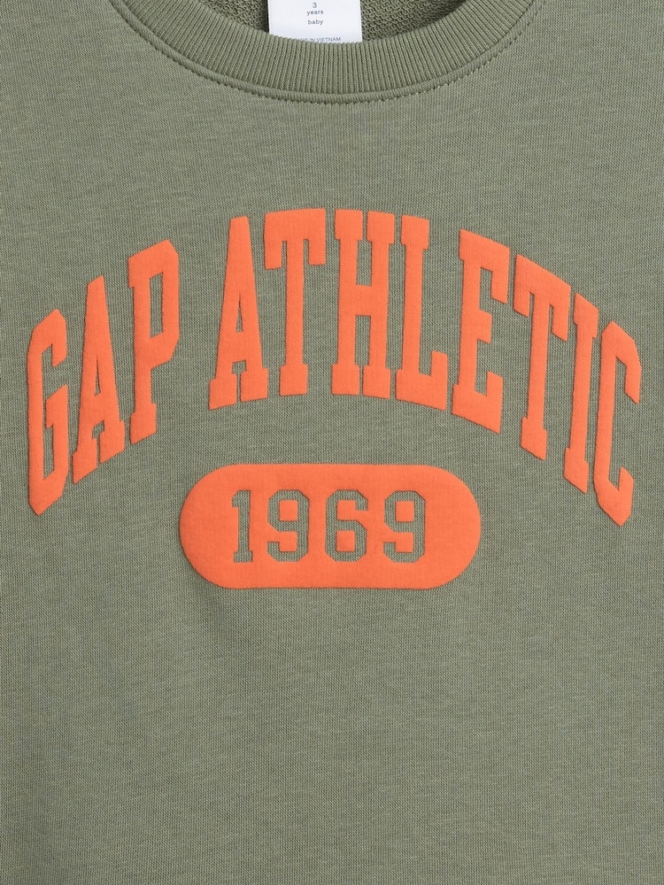 Zielony - Bluza Gap z tkaniny frotte z krótkim rękawem (6 mies. – 5 lat) - Obraz 3 z 3 Zielony - Bluza Gap z tkaniny frotte z krótkim rękawem (6 mies. – 5 lat) - Obraz 3 z 3