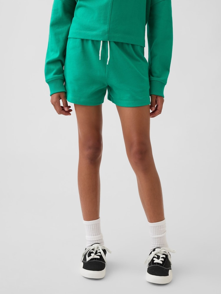 Gap Green Relaxed Easy Shorts (4-13yrs) - Image 1 of 6 Gap Green Relaxed Easy Shorts (4-13yrs) - Image 1 of 6