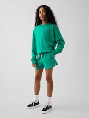 Gap Green Relaxed Easy Shorts (4-13yrs) - Image 3 of 6