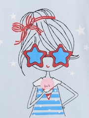 Gap Blue Graphic Short Sleeve T-Shirt (6mths-5yrs) - Image 3 of 3