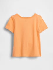 Gap Orange Graphic Short Sleeve T-Shirt (6mths-5yrs) - Image 2 of 3