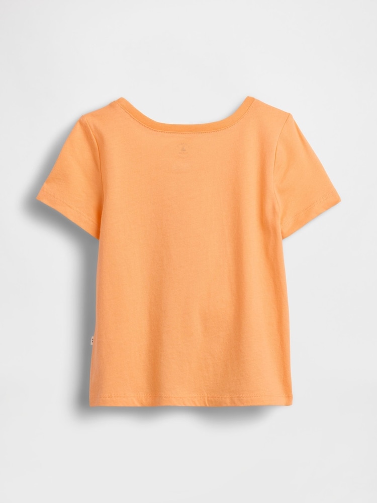 Gap Orange Graphic Short Sleeve T-Shirt (6mths-5yrs) - Image 2 of 3 Gap Orange Graphic Short Sleeve T-Shirt (6mths-5yrs) - Image 2 of 3