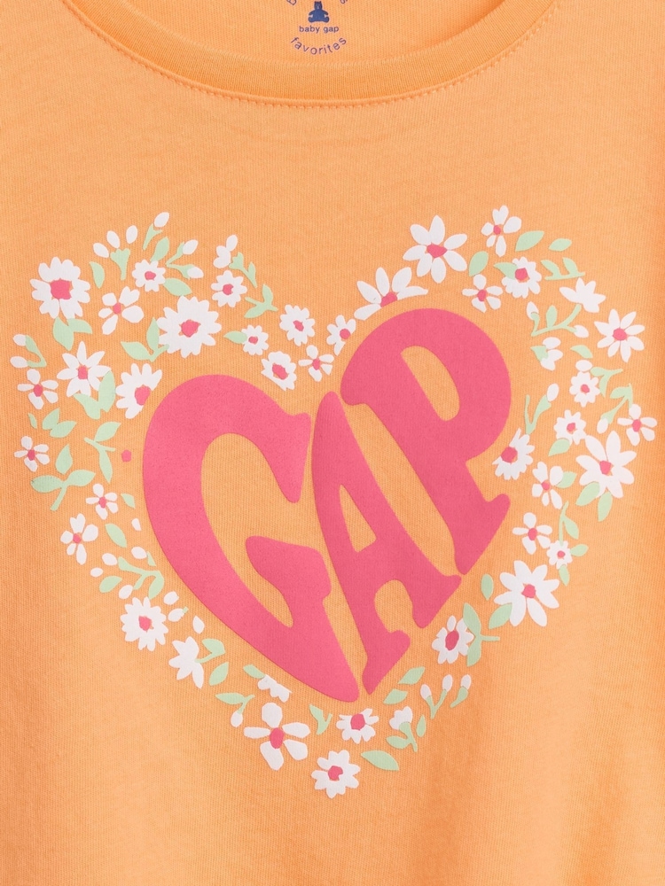 Gap Orange Graphic Short Sleeve T-Shirt (6mths-5yrs) - Image 3 of 3 Gap Orange Graphic Short Sleeve T-Shirt (6mths-5yrs) - Image 3 of 3