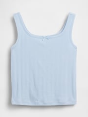 Azul - Gap Pointelle Vest (4-13yrs) - Imagen 3 de 4