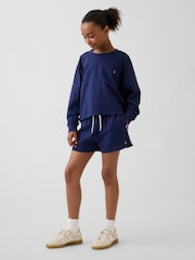 Gap Navy Blue Relaxed Easy Shorts (4-13yrs) - Image 3 of 6