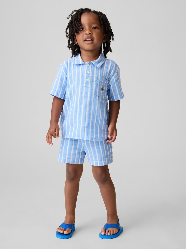 Gap Gauze Print Pull On Shorts (6mths-6yrs) - Imagen 1 de 3