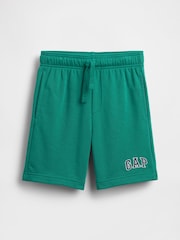Gap Green Relaxed Graphic French Terry Pull On Shorts (4-13yrs) - Image 4 of 5