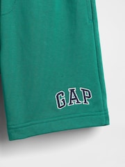 Gap Green Relaxed Graphic French Terry Pull On Shorts (4-13yrs) - Image 5 of 5