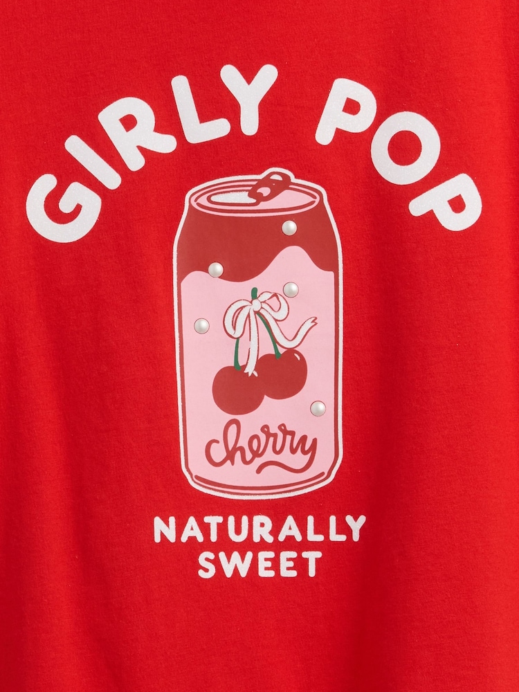 Gap Red Oversized Graphic T-Shirt (4-13yrs) - Image 3 of 3