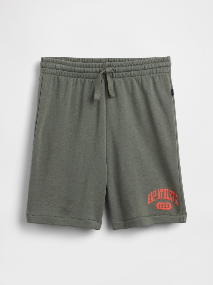 Gap Green Relaxed Pull On French Terry Shorts (4-13yrs) - Image 4 of 4