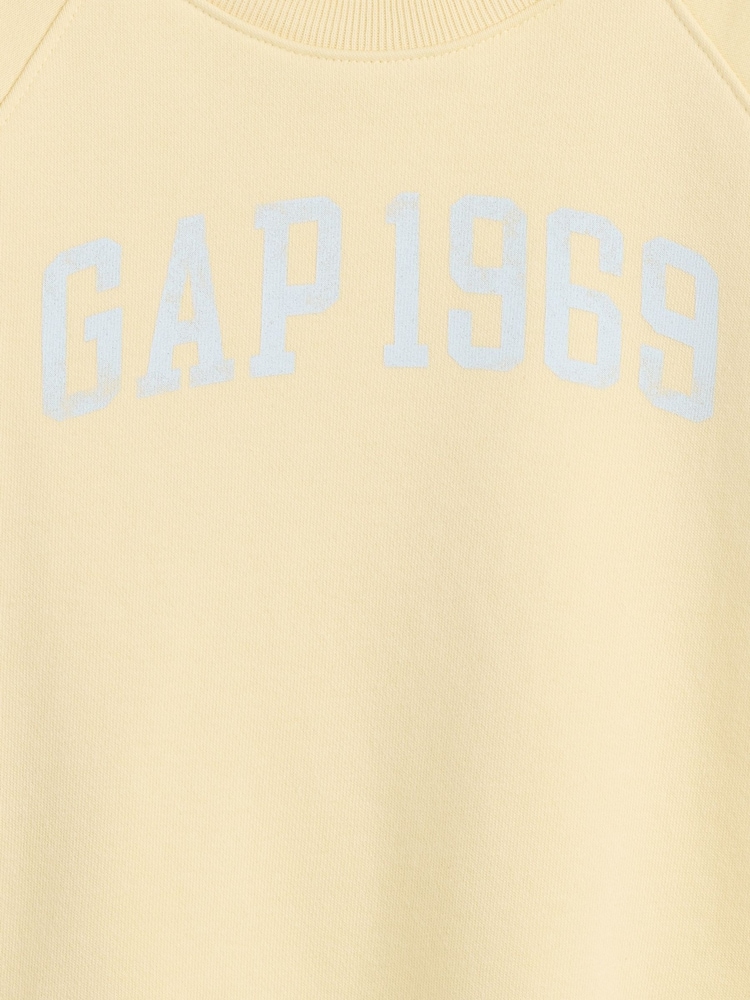 Gap Yellow French Terry Short Sleeve Sweatshirt (6mths-5yrs) - Image 4 of 4 Gap Yellow French Terry Short Sleeve Sweatshirt (6mths-5yrs) - Image 4 of 4