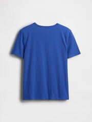 Gap Vivid Blue Graphic Short Sleeve T-Shirt (4-13yrs) - Image 2 of 3