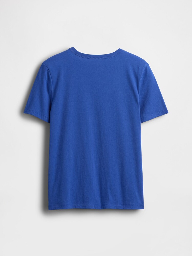 Gap Vivid Blue Graphic Short Sleeve T-Shirt (4-13yrs) - Image 2 of 3