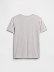 Gap Grey Pixel Graphic Short Sleeve T-Shirt (4-13yrs) - Image 2 of 3