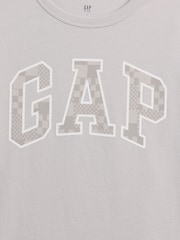 Gap Grey Pixel Graphic Short Sleeve T-Shirt (4-13yrs) - Image 3 of 3