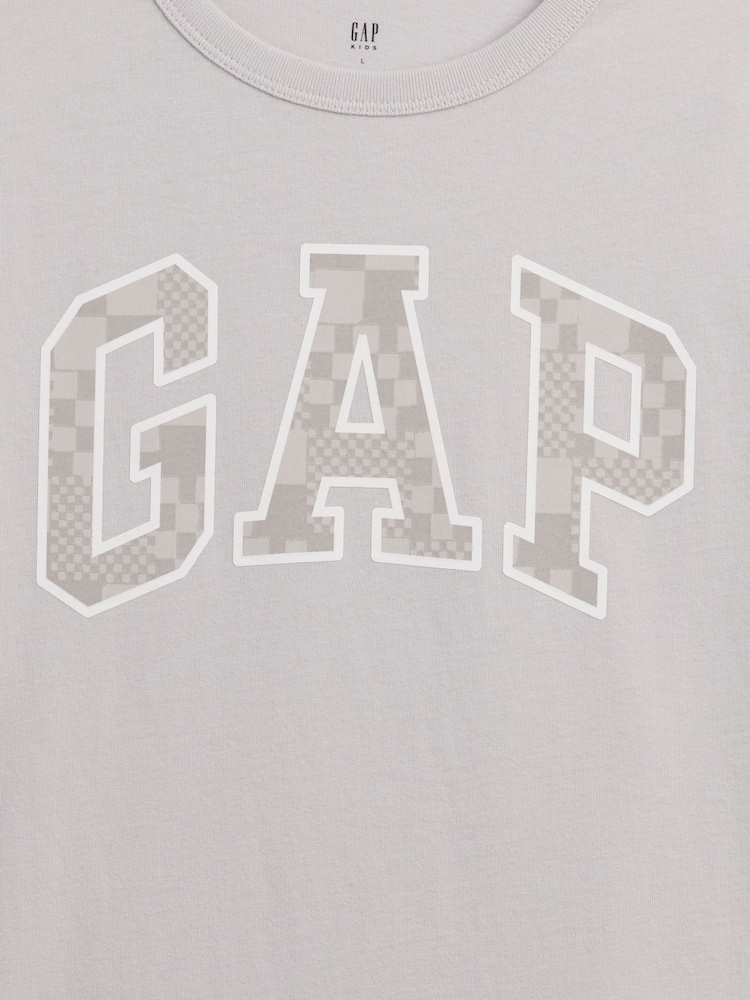 Gap Grey Pixel Graphic Short Sleeve T-Shirt (4-13yrs) - Image 3 of 3