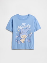 Gap Blue My Melody Oversized Graphic Short Sleeve T-Shirt (4-13yrs) - Image 1 of 3