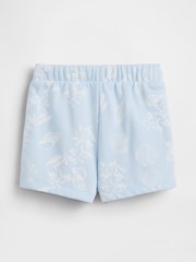 Gap Beachy Blue Logo French Terry Pull On Shorts (6mths-5yrs) - Image 2 of 3
