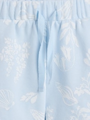 Gap Beachy Blue Logo French Terry Pull On Shorts (6mths-5yrs) - Image 3 of 3