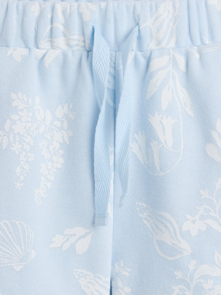 Gap Beachy Blue Logo French Terry Pull On Shorts (6mths-5yrs) - Image 3 of 3