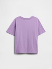 Gap Purple Oversized Graphic T-Shirt (4-13yrs) - Image 2 of 3