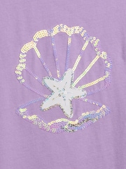 Gap Purple Oversized Graphic T-Shirt (4-13yrs) - Image 3 of 3