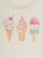 Cremefarvet - Gap Kids Graphic T-Shirt (4-13yrs) - Billede 3 af 3