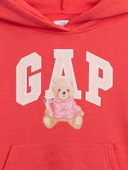 Rosso - Gap Vintage Soft French Terry Logo Hoodie (4-13yrs) - Immagine 3 di 3
