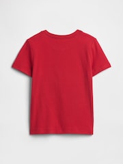Gap Red Cars Disney Logo Short Sleeve T-shirt (6mths-5yrs) - Image 2 of 3