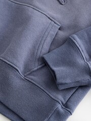 Gap Washed Navy VintageSoft Relaxed Logo Hoodie (4-13yrs) - Image 4 of 5