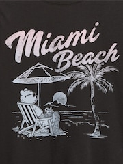 Gap Black Graphic Short Sleeve T-Shirt (4-13yrs) - Image 4 of 4