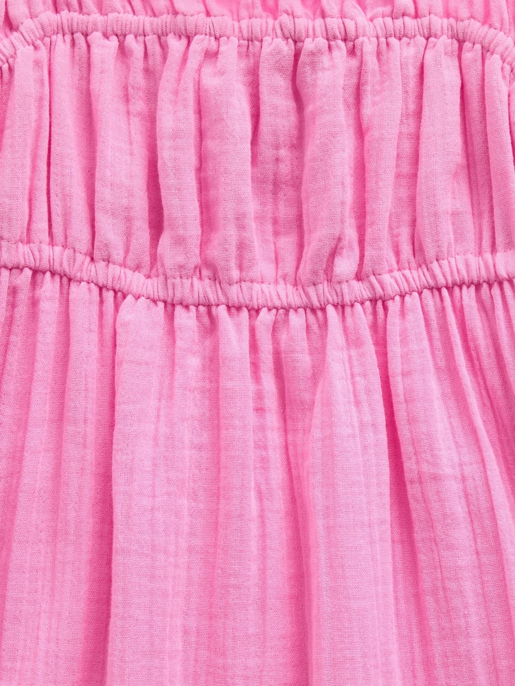 Rosa - Gap Gauze Midi Dress (4-13yrs) - Imagen 5 de 5 Rosa - Gap Gauze Midi Dress (4-13yrs) - Imagen 5 de 5