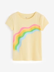 Gap Yellow Graphic Short Sleeve T-Shirt (4-13yrs) - Image 1 of 4