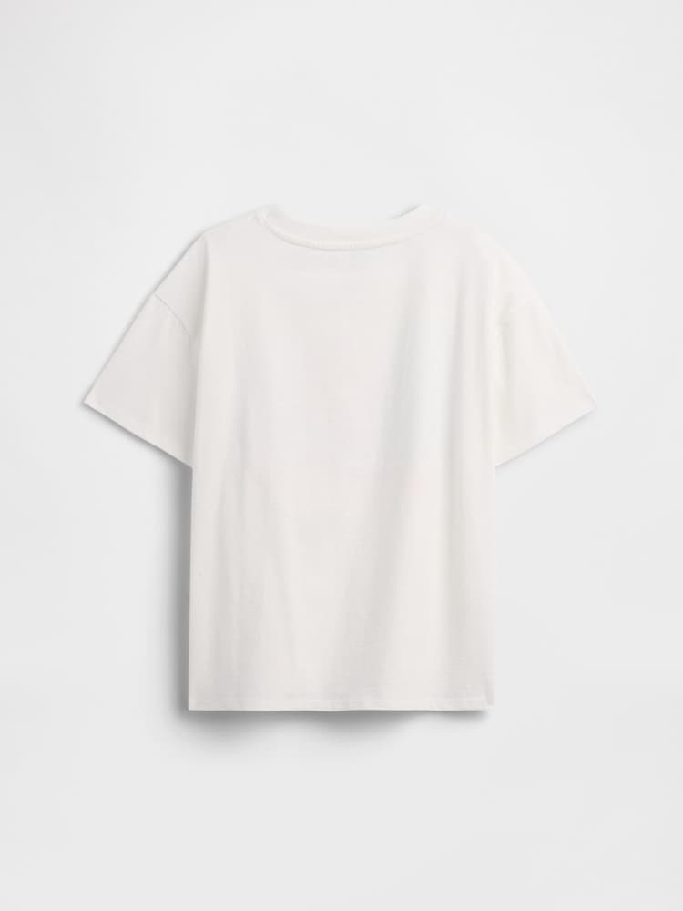 Gap White Hello Kitty Oversized Graphic Short Sleeve T-Shirt (4-13yrs) - Image 2 of 3 Gap White Hello Kitty Oversized Graphic Short Sleeve T-Shirt (4-13yrs) - Image 2 of 3