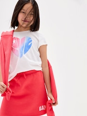 Gradient Heart - Gap Kids Graphic T-Shirt (4-13yrs) - Billede 1 af 4