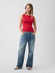 Gap Red Boatneck Vest - Image 3 of 5